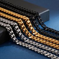 Titanium Steel 18K Gold Plated Fashion Plating Geometric Necklace main image 4