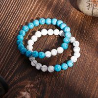 Retro Blue And White Turquoise Beads Bracelets Wholesale Jewelry Nihaojewelry main image 5