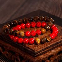 Red Turquoise Tiger's Eye Stone Fashion Bracelet Wholesale Jewelry Nihaojewelry main image 4