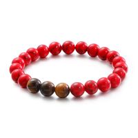 Red Turquoise Tiger's Eye Stone Fashion Bracelet Wholesale Jewelry Nihaojewelry main image 6