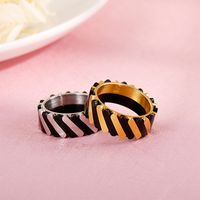 Titanium Steel 18K Gold Plated Fashion Plating Geometric main image 4