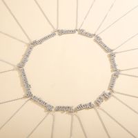 Titanium Steel Fashion Letter Necklace main image 4