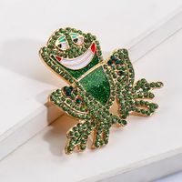 Fashion Animal Frog Diamond Earrings Wholesale Jewelry Nihaojewelry main image 6