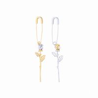 Boucles D&#39;oreilles En Acier Au Titane De Mode Simple En Gros Nihaojewelry main image 1