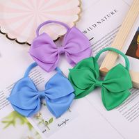 Cross-border New Arrival Baby Hair Accessories European And American Fashion Bowknot Hair Band Elastic Princess Girls' Headband Wholesale main image 6