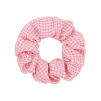Cute Houndstooth Printed Folds Hair Scrunchies Set Wholesale Nihaojewelry main image 5