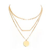 Fashion Simple Round Brand Multi-layer Round Bead Necklace Wholesale Nihaojewelry main image 6