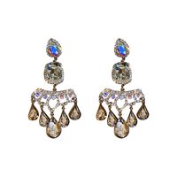Boucles D&#39;oreilles Baroques En Cristal Strass En Gros Nihaojewelry main image 6