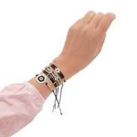 Bracelet Oeil De Diable Tissé Avec Perles Miyuki Ethniques En Strass En Gros Nihaojewelry main image 1