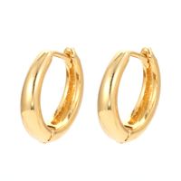 Simple Oval Copper Ear Clip Wholesale Nihaojewelry main image 1