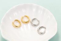 Simple Oval Copper Ear Clip Wholesale Nihaojewelry main image 5