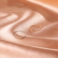 Simple Twisted Solid Color Open Joint Ring Wholesale Nihaojewelry main image 3