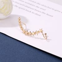 Fashion Five-pointed Star Metal Single Alloy Ear Clip Wholesale Nihaojewelry main image 4