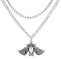 Creative Bat Pendent Multilayer Alloy Necklace Wholesale Nihaojewelry main image 6