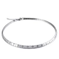 Simple Stainless Steel Collar Bracelet Suit Wholesale Nihaojewelry sku image 5