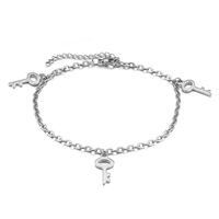 Stainless Steel Fashion Key Pendant Anklet Wholesale Jewelry Nihaojewelry sku image 1