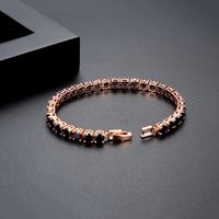 Korean Geometric Copper Inlaid Zircon Bracelet Wholesale sku image 3
