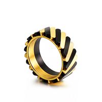 Titanium Steel 18K Gold Plated Fashion Plating Geometric sku image 5