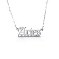 Titanium Steel Fashion Letter Necklace sku image 1