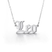 Titanium Steel Fashion Letter Necklace sku image 4