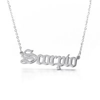 Titanium Steel Fashion Letter Necklace sku image 8