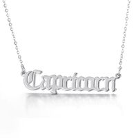 Titanium Steel Fashion Letter Necklace sku image 10