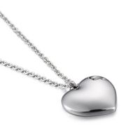 Heart Necklace Couple's Earrings Fashion Titanium Steel Women's Necklace Clavicle Necklace And Earrings Suite Factory Wholesale sku image 1
