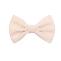 Cross-border New Arrival Autumn And Winter Children's Corduroy Cute Hairpin Bow Floral Side Clip Full Cloth Wrapper Baby Hair Accessories Female sku image 3