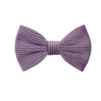 Cross-border New Arrival Autumn And Winter Children's Corduroy Cute Hairpin Bow Floral Side Clip Full Cloth Wrapper Baby Hair Accessories Female sku image 19