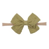 Europäische Und Amerikanische Kinder Bowknot Haarband Baby Baby Super Weiche Nylon Stirnband Süßigkeiten Farbe Haarschmuck Großhandel sku image 5