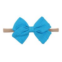 Europäische Und Amerikanische Kinder Bowknot Haarband Baby Baby Super Weiche Nylon Stirnband Süßigkeiten Farbe Haarschmuck Großhandel sku image 7