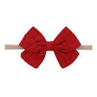 Europäische Und Amerikanische Kinder Bowknot Haarband Baby Baby Super Weiche Nylon Stirnband Süßigkeiten Farbe Haarschmuck Großhandel sku image 14