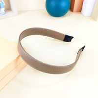 Koreanische Süßigkeiten Farbe Pu Breites Stirnband Großhandel Nihaojewelry sku image 7