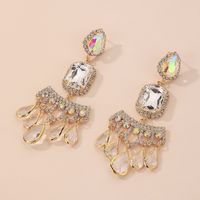 Boucles D&#39;oreilles Baroques En Cristal Strass En Gros Nihaojewelry sku image 1