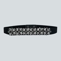 Fashion Color Diamond Elastic Woven Elastic Belt Wholesale Nihaojewelry sku image 4