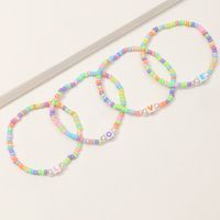 Colorful Rice Beads Love Bracelet Set Wholesale Nihaojewelry main image 3