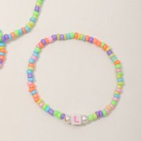 Colorful Rice Beads Love Bracelet Set Wholesale Nihaojewelry main image 5