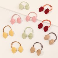 Bowknot Pearl Hair Accessories Hair Rope Hair Tie main image 1