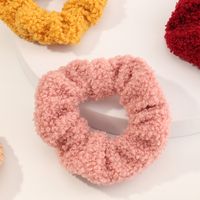 Solid Color Fluffy Hair Scrunchies Set Wholesale Nihaojewelry main image 6