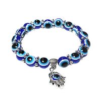 Retro Blue Eyes Palm Beads Pendant Bracelet Wholesale Nihaojewelry main image 3