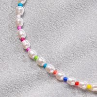 Bohemian Creative Geometric Colorful Beads Pearl Short Necklace Wholesale Nihaojewelry main image 3