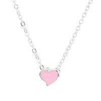Korean New Creative Nectarine Heart Pendant Necklace Wholesale Nihaojewelry main image 6
