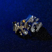 Retro Irregular Luminous Pterodactyl Opening Copper Ring Wholesale Nihaojewelry main image 4