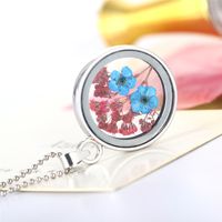 Mode Natürliche Pflanzenproben Getrocknete Blumenanhänger Halskette Großhandel Nihaojewelry main image 5