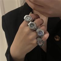 Mode Punk Uhrförmiger Elastischer Ring Großhandel Nihaojewelry main image 1