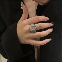Mode Punk Uhrförmiger Elastischer Ring Großhandel Nihaojewelry main image 5
