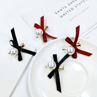 Pearl Bow Retro Hairpin Wholesale Jewelry Nihaojewelry main image 1