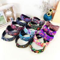 Ethnic Style Embroidery Knotted Headband Wholesale Jewelry Nihaojewelry main image 2