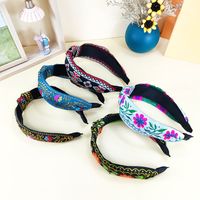 Ethnic Style Embroidery Knotted Headband Wholesale Jewelry Nihaojewelry main image 4