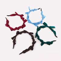 Korean Style Satin Bows Thin Hairband Wholesale Jewelry Nihaojewelry main image 4